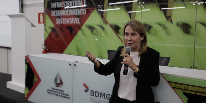 A Diretora Geral do Instituto Mineiro de Águas ( Igam), Maria de Fátima Chagas 